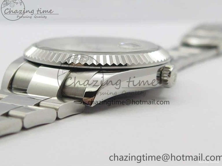 0111 DateJust 126334 SS Noob 1:1 904L Best Edition Blue Dial Stick Markers on Oyster Bracelet A Youthful 3169